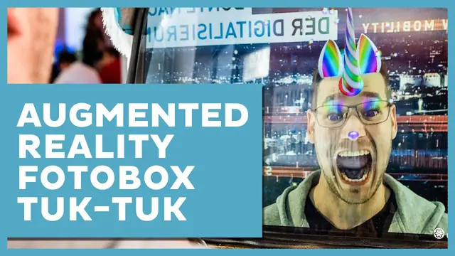 Video thumbnail: Augmented Reality Tuk Tuk Photobooth, AR Experience by POSOMAT Media Art