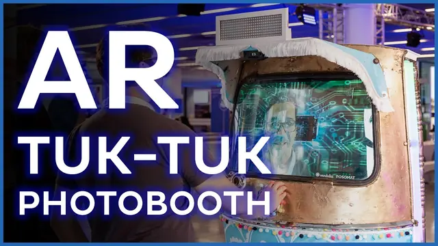 Video thumbnail: Elevate Your Brand with the AR Tuk Tuk Photobooth, A Sustainable, Interactive Experience!